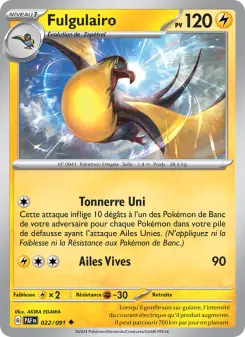 Fulgulairo — carte 022 de l’extension Destinées de Paldea