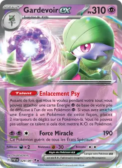 Gardevoir-ex — carte 029 de l’extension Destinées de Paldea