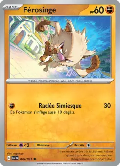 Férosinge — carte 045 de l’extension Destinées de Paldea