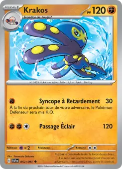 Krakos — carte 052 de l’extension Destinées de Paldea