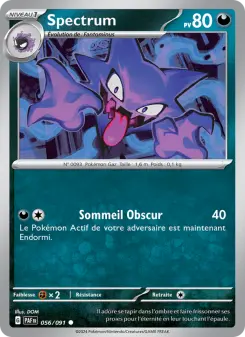 Spectrum — carte 056 de l’extension Destinées de Paldea