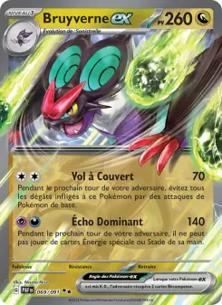 Bruyverne-ex — carte 069 de l’extension Destinées de Paldea