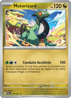 Motorizard — carte 070 de l’extension Destinées de Paldea