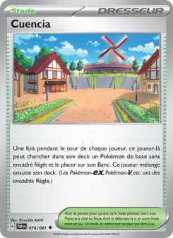 Cuencia — carte 076 de l’extension Destinées de Paldea