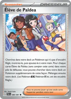 Élève de Paldea — carte 086 de l’extension Destinées de Paldea