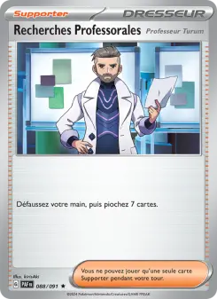 Recherches Professorales — carte 088 de l’extension Destinées de Paldea