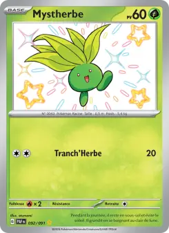 Mystherbe — carte 092 de l’extension Destinées de Paldea