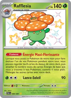 Rafflesia — carte 094 de l’extension Destinées de Paldea