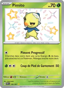 Pimito — carte 106 de l’extension Destinées de Paldea