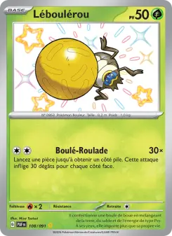 Léboulérou — carte 108 de l’extension Destinées de Paldea