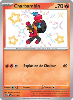 Charbambin — carte 114 de l’extension Destinées de Paldea