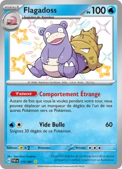 Flagadoss — carte 117 de l’extension Destinées de Paldea