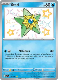 Stari — carte 118 de l’extension Destinées de Paldea