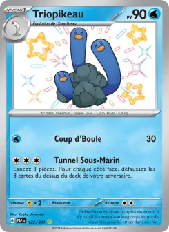 Triopikeau — carte 122 de l’extension Destinées de Paldea