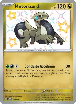 Motorizard — carte 195 de l’extension Destinées de Paldea