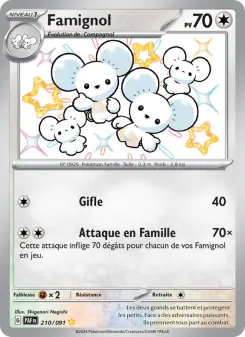 Famignol — carte 210 de l’extension Destinées de Paldea