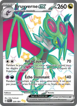 Bruyverne-ex — carte 220 de l’extension Destinées de Paldea