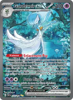Gardevoir-ex — carte 233 de l’extension Destinées de Paldea
