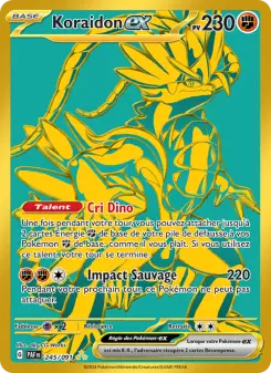 Koraidon-ex — carte 245 de l’extension Destinées de Paldea