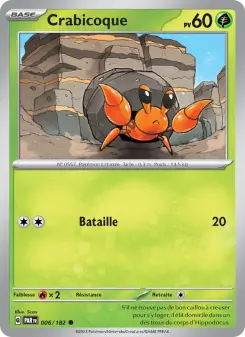 Crabicoque — carte 006 de l’extension Faille Paradoxe