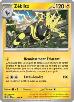 Zéblitz — carte 063 de l’extension Faille Paradoxe