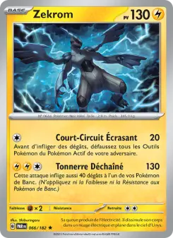 Zekrom — carte 066 de l’extension Faille Paradoxe