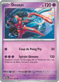 Deoxys — carte 074 de l’extension Faille Paradoxe