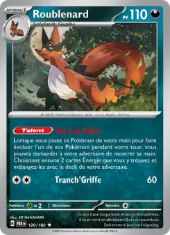 Roublenard — carte 120 de l’extension Faille Paradoxe