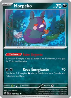 Morpeko — carte 121 de l’extension Faille Paradoxe
