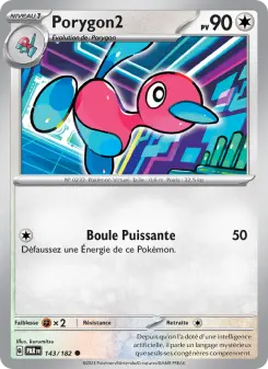 Porygon2 — carte 143 de l’extension Faille Paradoxe