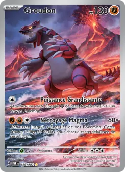 Groudon — carte 199 de l’extension Faille Paradoxe