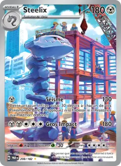 Steelix — carte 208 de l’extension Faille Paradoxe