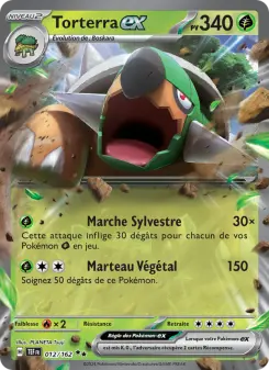 Torterra-ex — carte 012 de l’extension Forces Temporelles