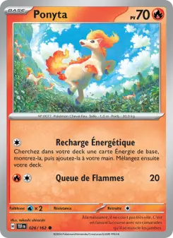 Ponyta — carte 026 de l’extension Forces Temporelles