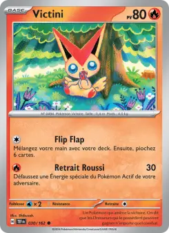 Victini — carte 030 de l’extension Forces Temporelles