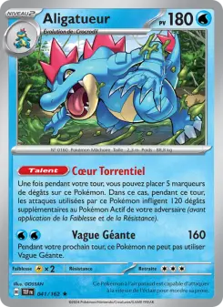 Aligatueur — carte 041 de l’extension Forces Temporelles
