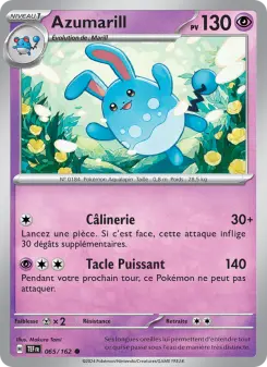 Azumarill — carte 065 de l’extension Forces Temporelles