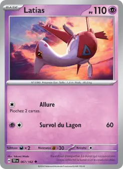 Latias — carte 067 de l’extension Forces Temporelles