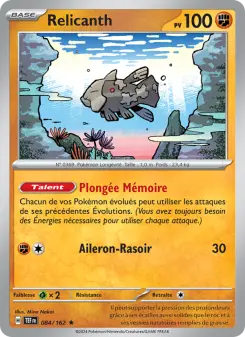 Relicanth — carte 084 de l’extension Forces Temporelles