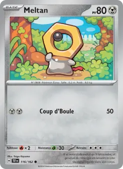 Meltan — carte 116 de l’extension Forces Temporelles