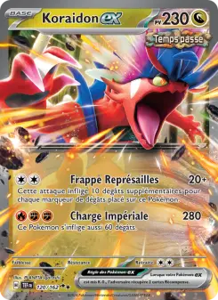 Koraidon-ex — carte 120 de l’extension Forces Temporelles