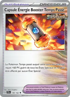 Capsule Énergie Booster Temps Passé — carte 140 de l’extension Forces Temporelles