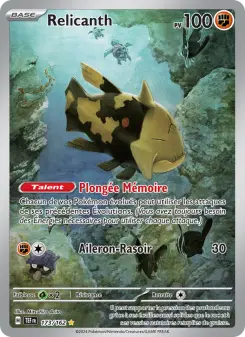 Relicanth — carte 173 de l’extension Forces Temporelles