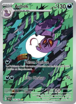 Arbok — carte 176 de l’extension Forces Temporelles