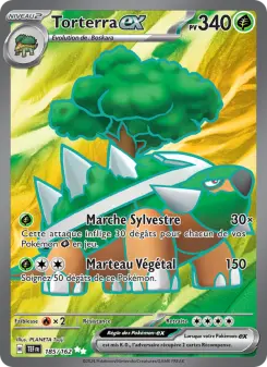 Torterra-ex — carte 185 de l’extension Forces Temporelles