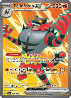 Félinferno-ex — carte 187 de l’extension Forces Temporelles