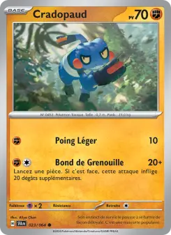 Cradopaud — carte 023 de l’extension Fable Nébuleuse