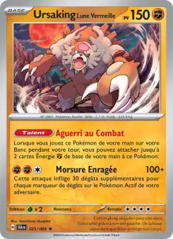 Ursaking Lune Vermeille — carte 025 de l’extension Fable Nébuleuse