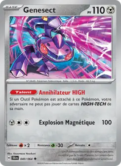 Genesect — carte 040 de l’extension Fable Nébuleuse