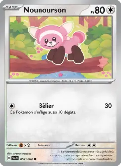 Nounourson — carte 052 de l’extension Fable Nébuleuse